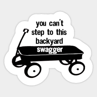 Backyard Swagger Sticker